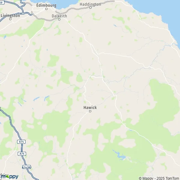 Map Hutton map of Hutton (TD15 1) and practical information